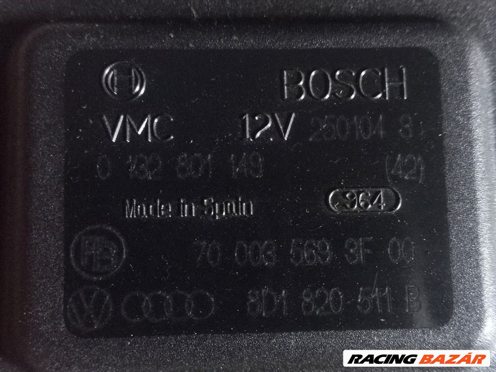 VW PASSAT B5 Fűtés Állító Motor bosch0132801149-vw8d1820511b 3. kép