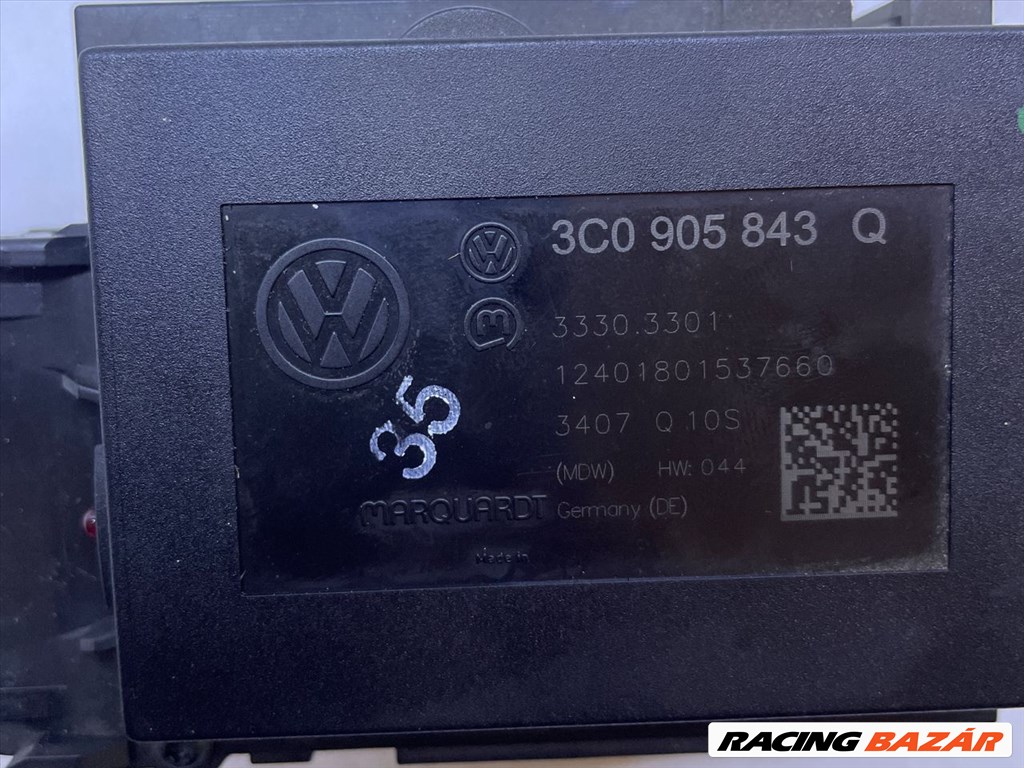 VW PASSAT B6 Gyújtáskapcsoló Ház vw3c0905843q 3. kép