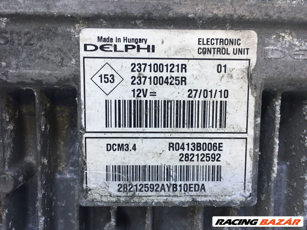 RENAULT MEGANE III Motorvezérlő delphi237100121r-237100425r 4. kép