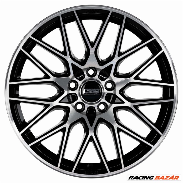 R19 5x112 (66,5) CMS C25 - 8.5J ET50 - Black Diamond Gloss új felnik 6. kép