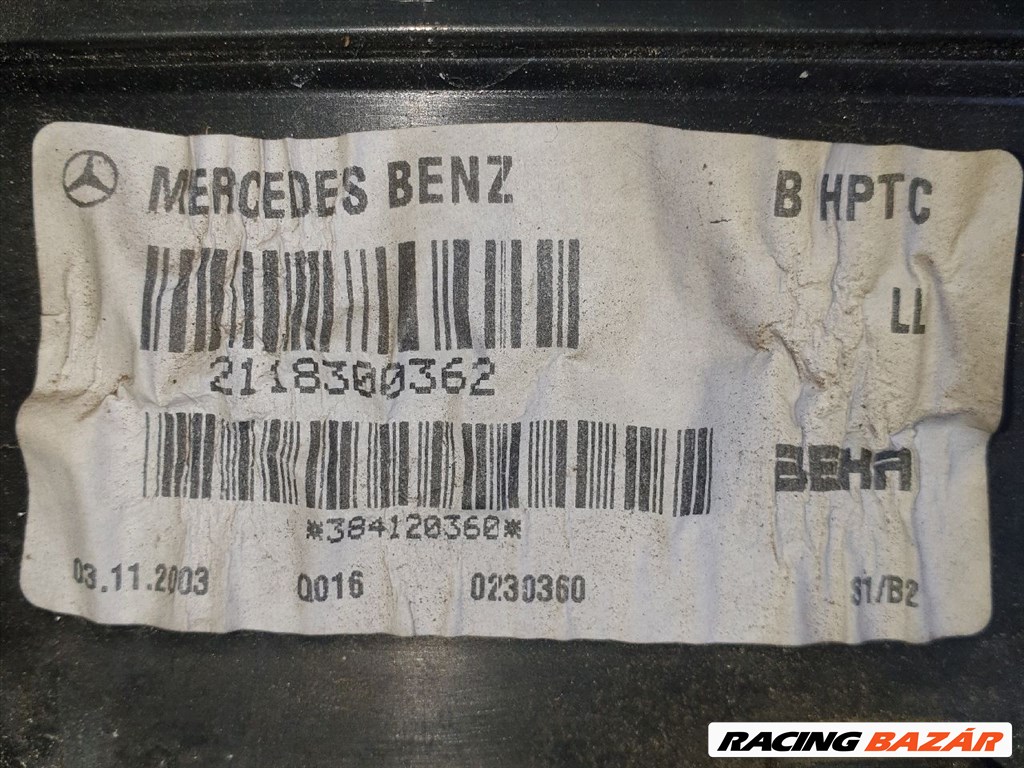 MERCEDES-BENZ E-CLASS Fűtés Box mercedes2118300362 2. kép