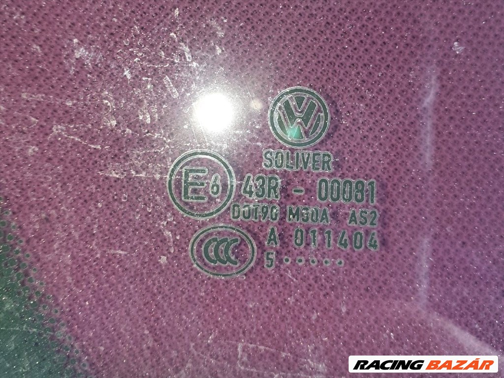 VW PASSAT B6 Jobb hátsó Fixüveg (Ajtóban) vw43r00081-vwa011404 3. kép