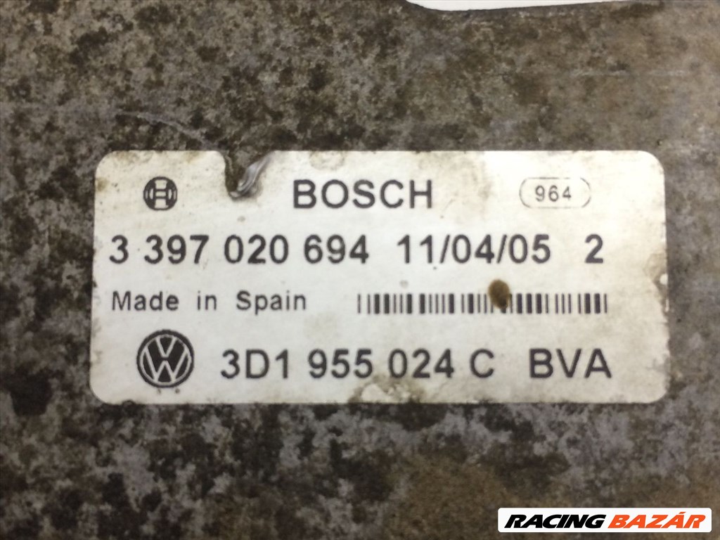 VW PHAETON Jobb első Ablaktörlő Szerkezet vwag3d1955024c-bosch3397020694 3. kép