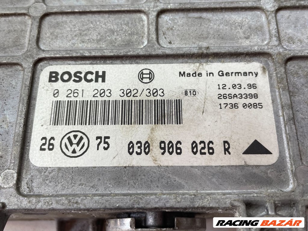 VW GOLF III Motorvezérlő bosch0261203302-030906026r 3. kép