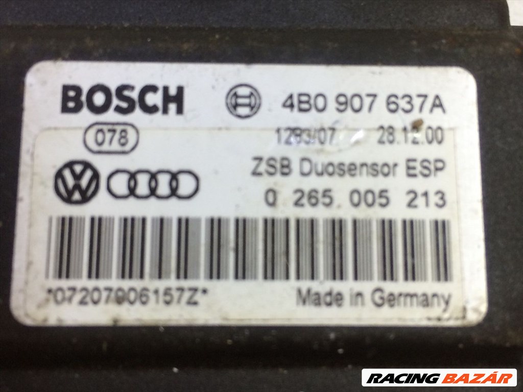 VW PASSAT B5 Menetstabilizátor vwag4b0907637a-bosch0265005213 3. kép