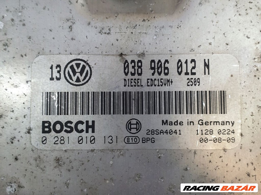 VW NEW BEETLE Motorvezérlő bosch0281010131-vw038906012n 3. kép