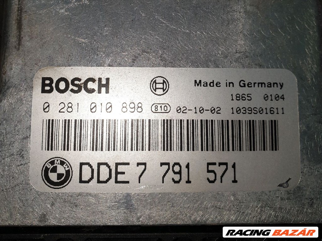 BMW 7 Motorvezérlő bosch0281010898-bmw7791571 3. kép