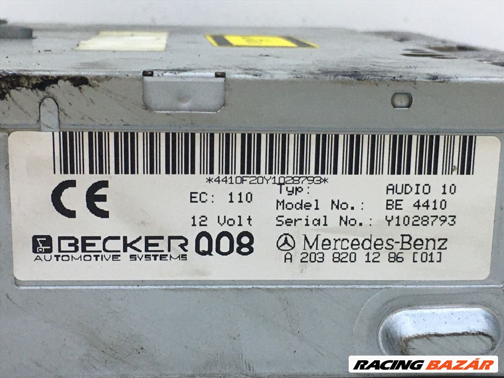 MERCEDES-BENZ C-CLASS Rádió / CD mercedesa2038201286-beckery1028793 5. kép