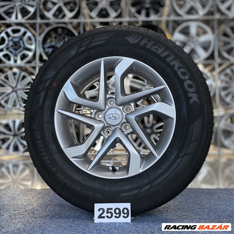 Hyundai 16 gyári alufelni felni, 5x114,3, 215/70 gumi, Tucson  (2599) 1. kép