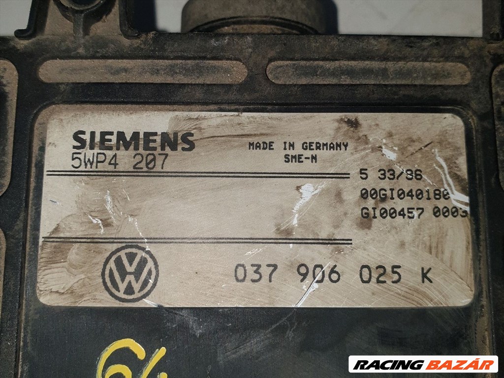 VW PASSAT B3 B4 Motorvezérlő siemens5wp41207-volkswagen037906025k 3. kép
