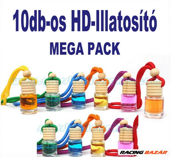 10db-os HD-ILLAT Illatosító MEGA PACK 1. kép