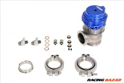 Külső Wastegate TurboWorks 38mm vízhűtéses 2,5 Bar V-Band Kék Dízel tuning