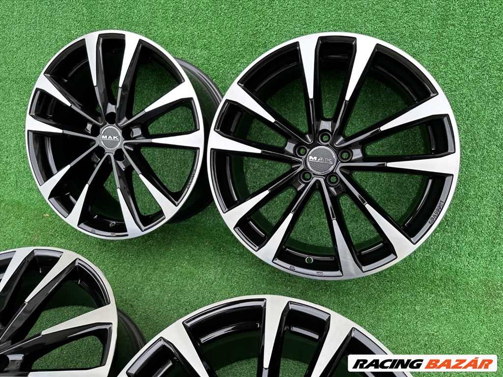 R19 5x100 (56,1) MAK MAIN BLACK MIRROR DIAMONDCUT- BICOLOR 8J ET48 NEW -SUBARU 4. kép