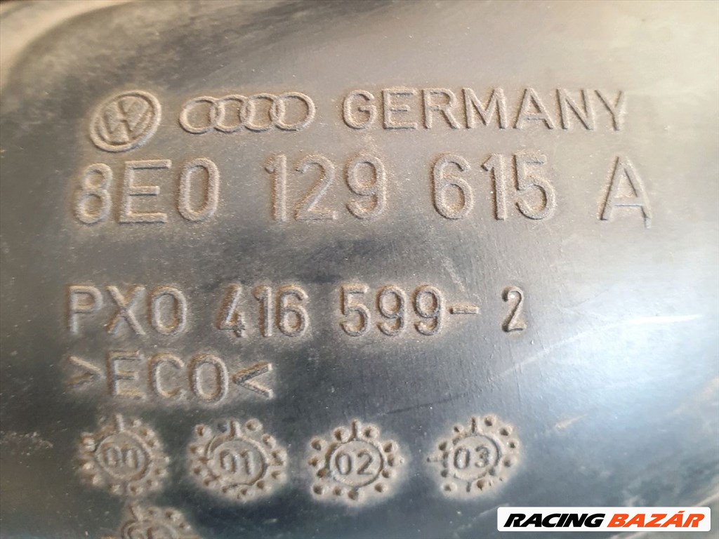 AUDI A4 B6 Légbeömlő Cső vwag8e0129615a 3. kép