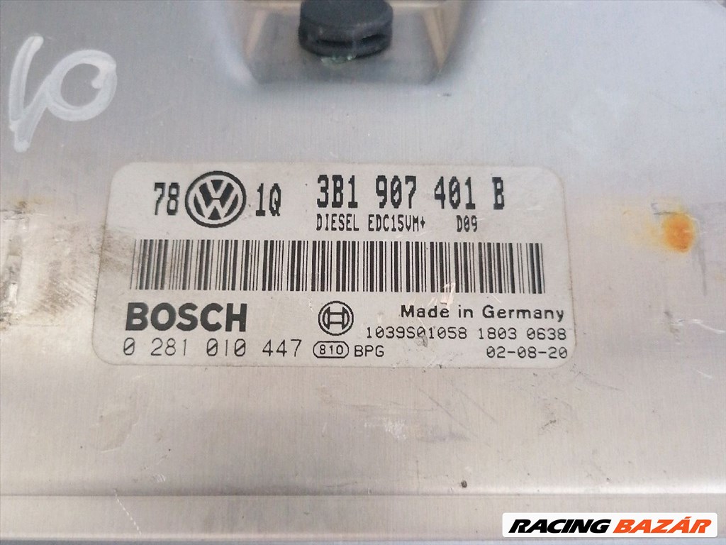 VW PASSAT B5 Motorvezérlő bosch0281010447-3b1907401b 2. kép