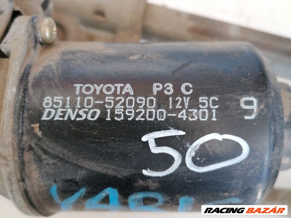 TOYOTA YARIS Első Ablaktörlő Szerkezet Motorral denso1592004301-toyota8511052090 3. kép