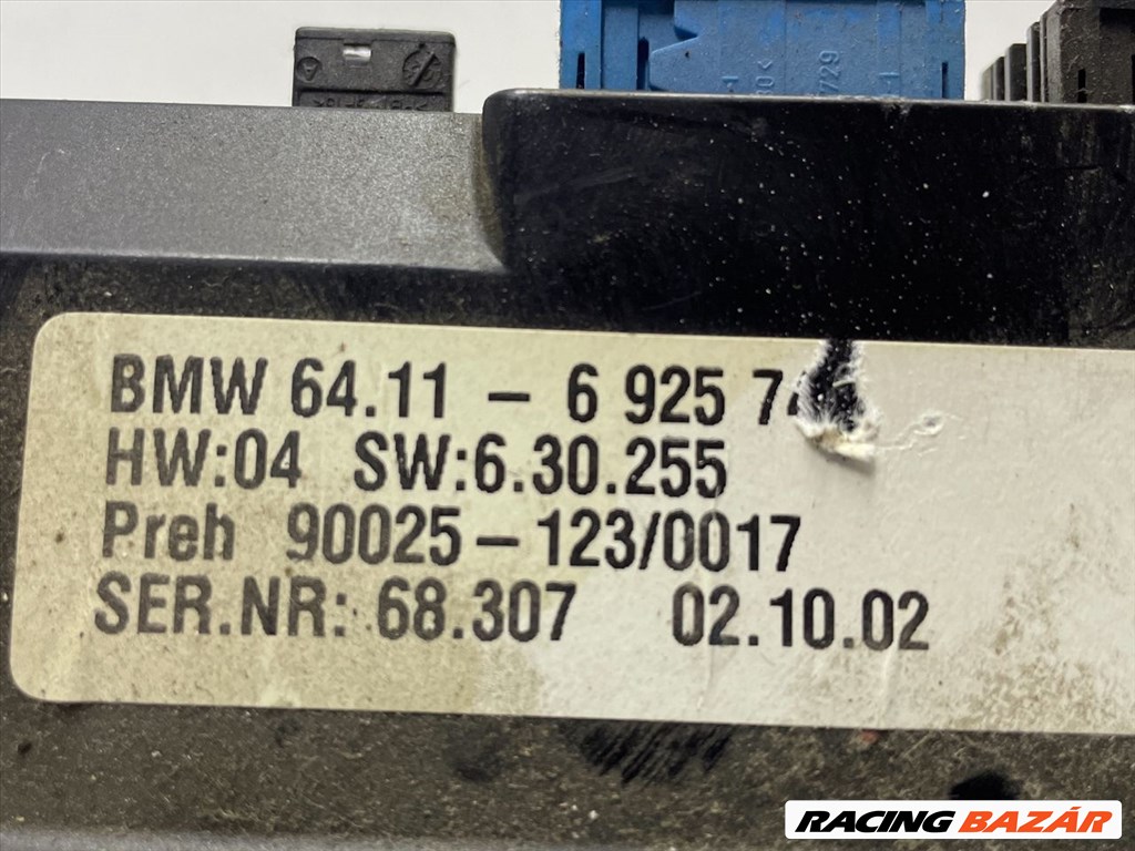 BMW 7 Fűtéskapcsoló (digit klímás) bmw64116925743-630255 5. kép