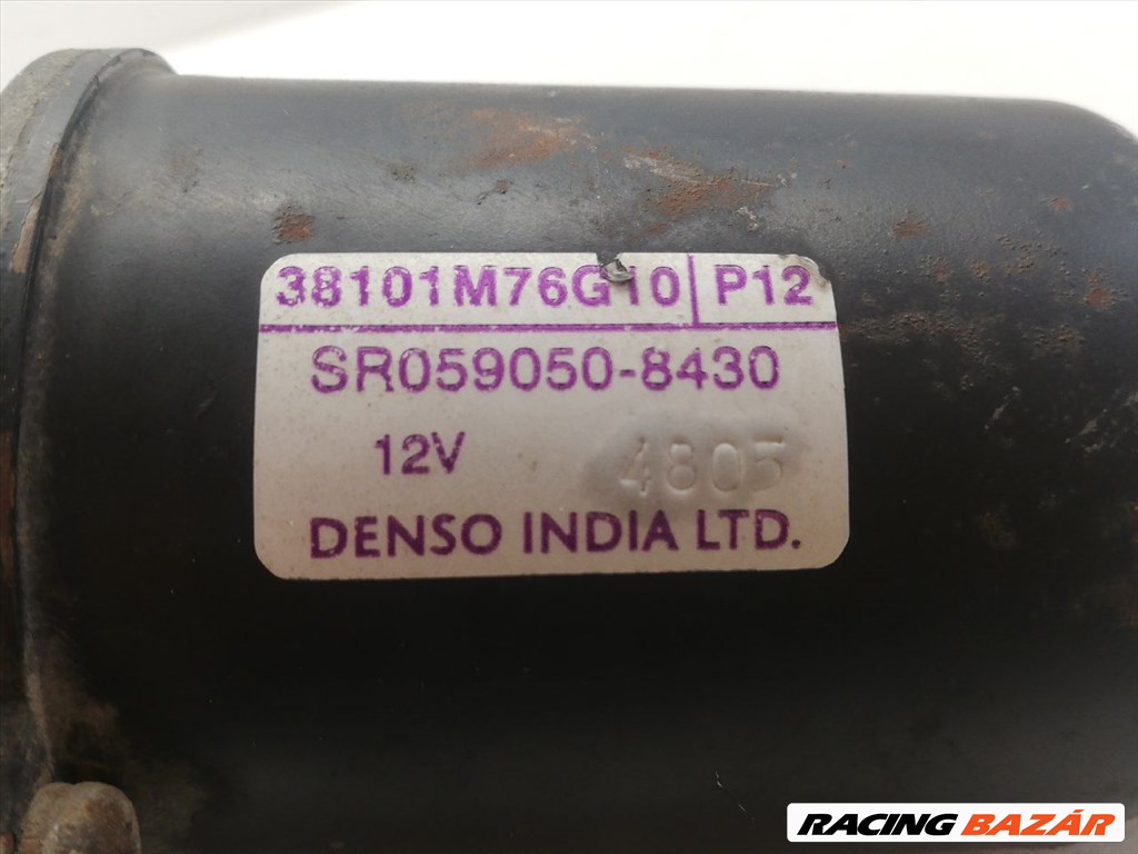 SUZUKI ALTO Első Ablaktörlő Motor denso38101m76g10-sr0590508430 3. kép