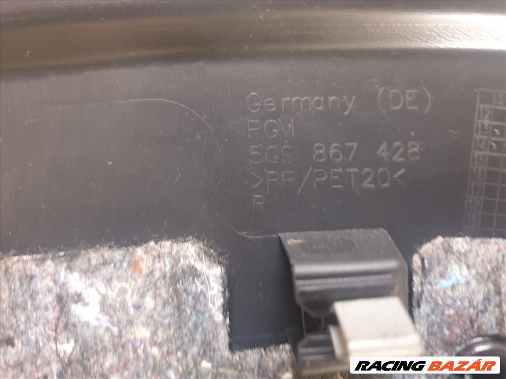 Volkswagen Golf VII 2.0 TDI BMT csomagtér jobb oldalburkolat 5G9 867 428 7. kép