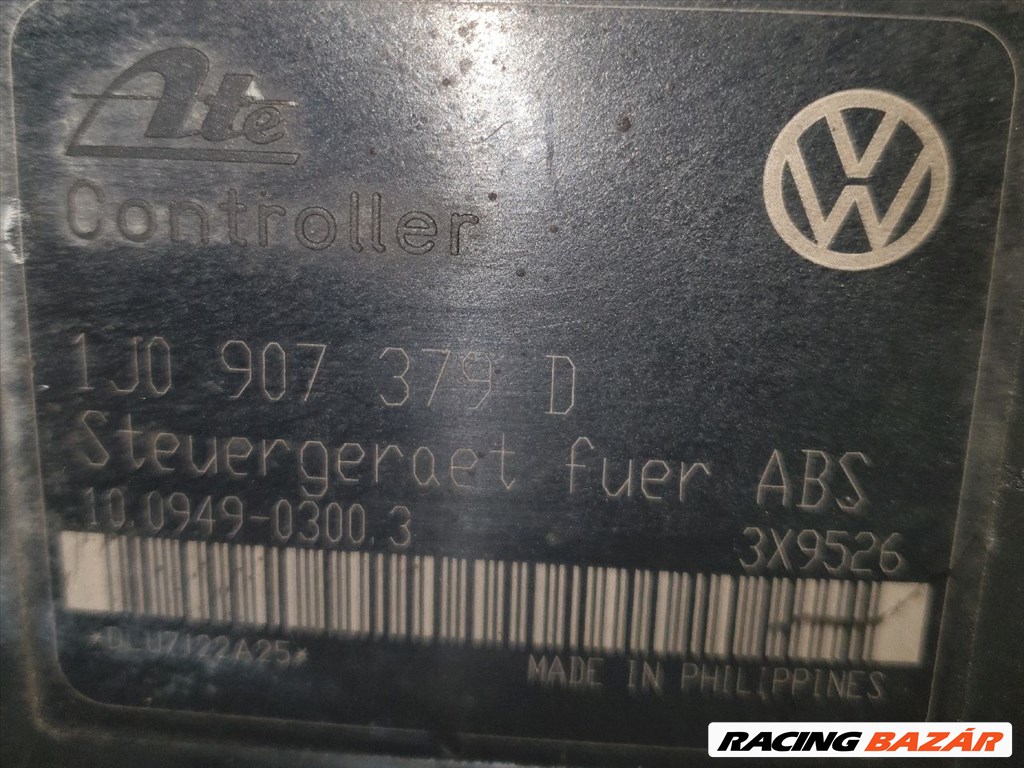 VW GOLF IV ABS Kocka vw1j0614117b-ate10020400524 5. kép