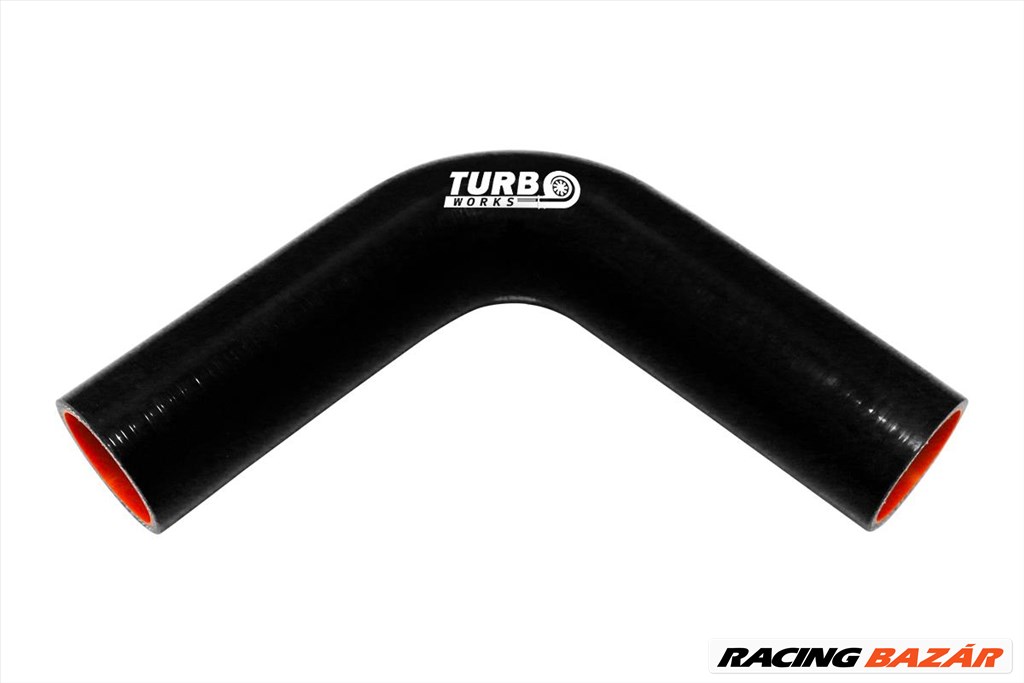 Szilikon könyök 90 fok  TurboWorks Pro Black 30mm XL 1. kép