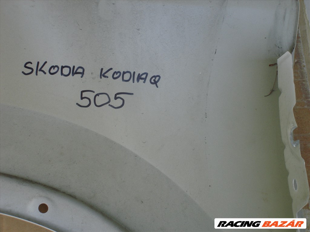 Skoda Kodiaq Jobb első gyári Sárvédő 565821106 2017-től 5. kép