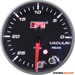 Óra, kijelző, műszer  AUTO GAUGE PK 52mm 10 színű háttérvilágítás  - Vákum 1. kép