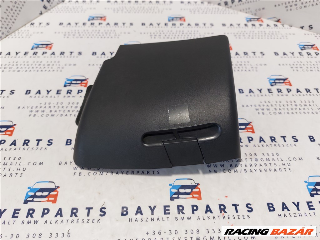 Bmw E46 compact fekete jobb hátsó biztonsági öv csomagtér borítás burkolat (097042) 51467000100 1. kép