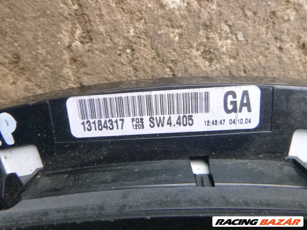 Opel Astra H 2005 1.4, Z14Xep műszerfal óra 13184317 GA 2. kép