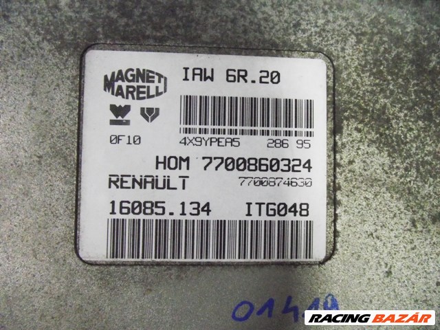 RENAULT/Twingo (C06) 1.2 motorvezérlő 7700860324 3. kép