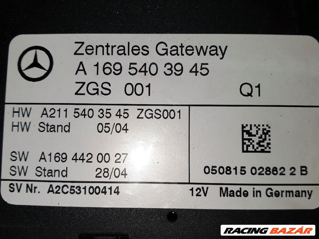 MERCEDES-BENZ A-CLASS Gateway Elektronika mercedesa1695403945-mercedesa2115403545 3. kép