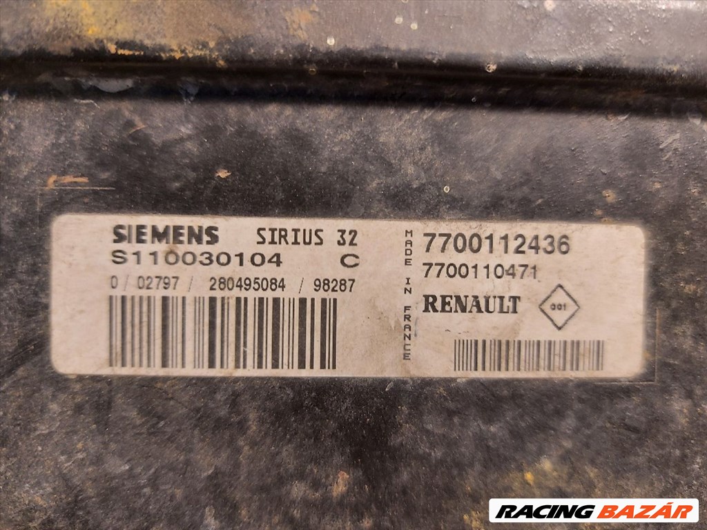 RENAULT CLIO II Motorvezérlő s110030104-7700112436 4. kép