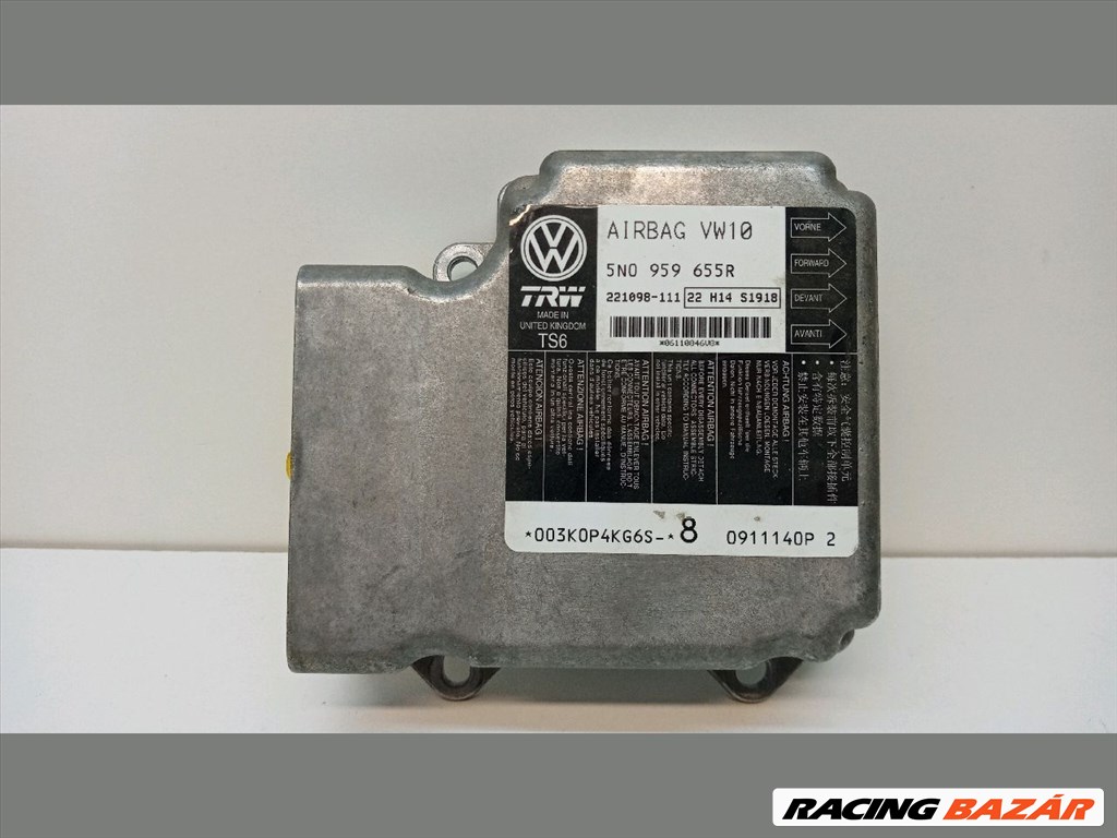 VW PASSAT B7 Légzsák Elektronika 5n0959655r 1. kép
