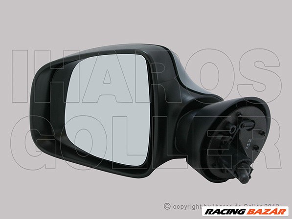Dacia Duster 2013-2017 - Külső tükör bal, bowd. állíth., alapozott 1. kép
