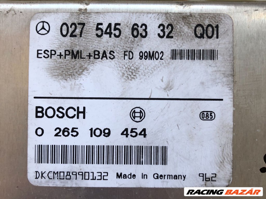 MERCEDES-BENZ S-CLASS ABS Elektronika bosch0265109454-275456332 3. kép
