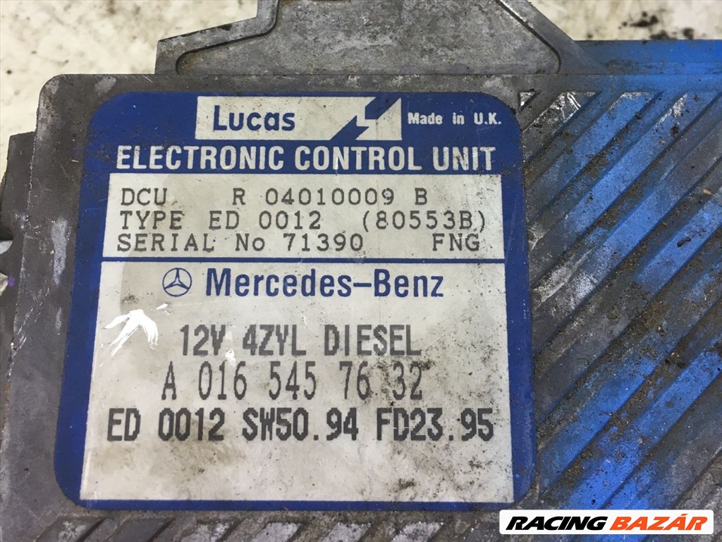 MERCEDES-BENZ C-CLASS Motorvezérlő lucas-a0165457632 3. kép