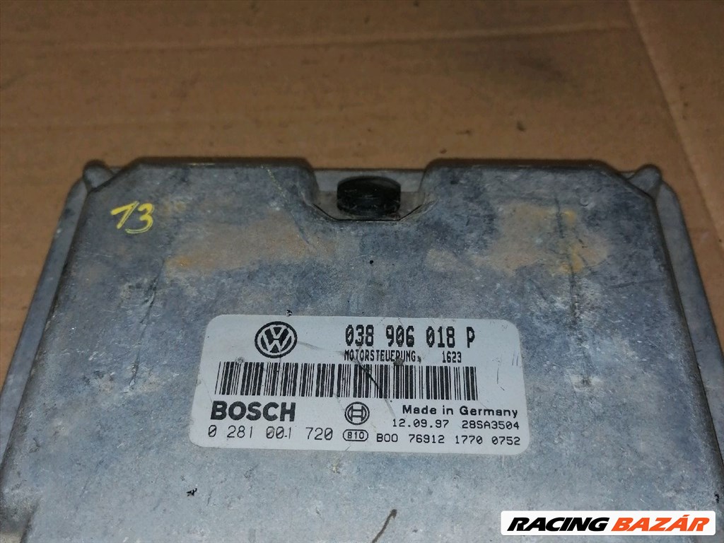 VW PASSAT B5 Motorvezérlő 038906018r-281001720 3. kép