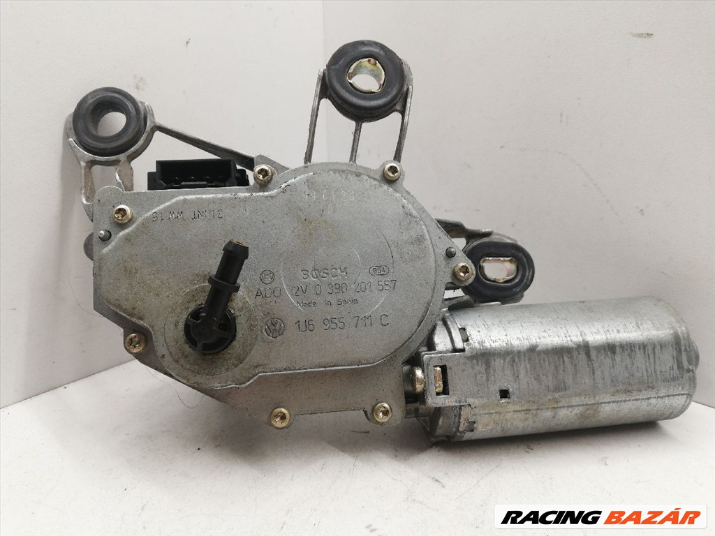 VW GOLF IV Hátsó Ablaktörlő Motor bosch0390201557-vw1j6955711c 1. kép