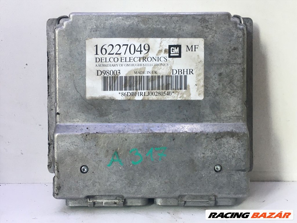 OPEL ASTRA F Motorvezérlő gm16227049-delcoelectronicsd98003 1. kép