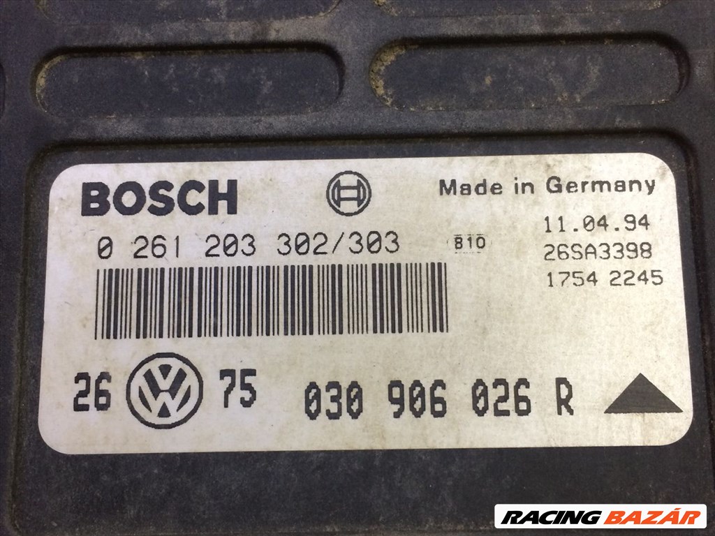 VW GOLF III Motorvezérlő bosch0261200302303-vw030906026r 3. kép