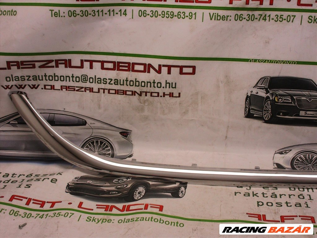 Fiat Tipo 2015-  gyári új ,első díszrács alsó króm díszcsík 735637924 2. kép