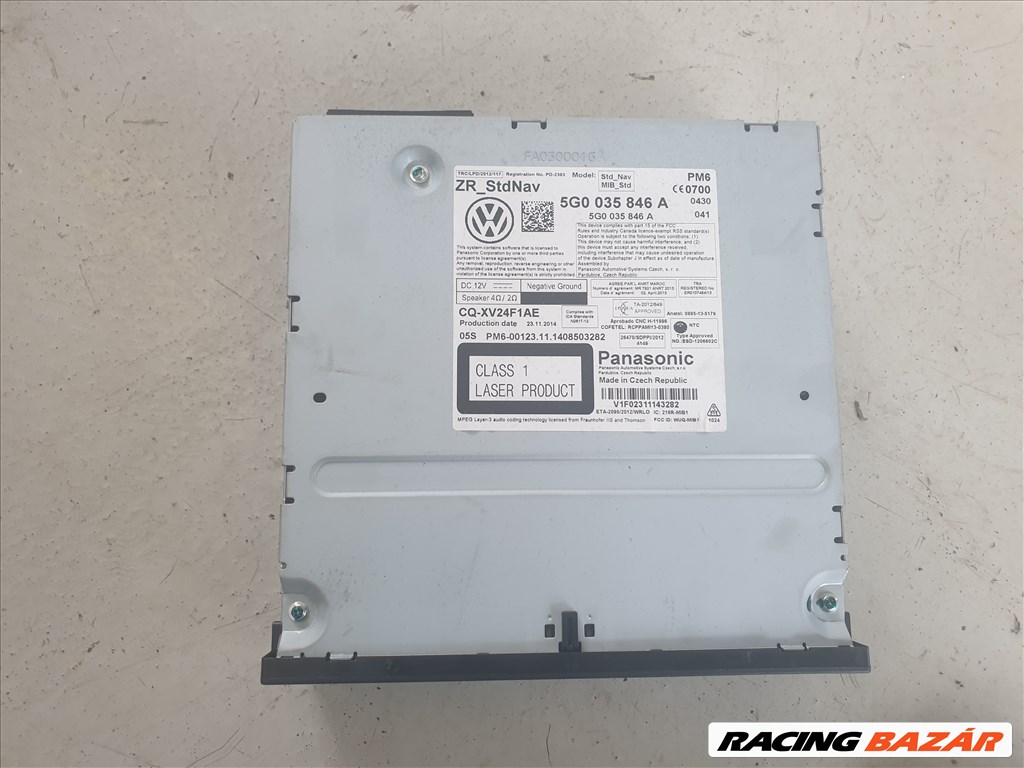 Volkswagen Golf VII 2.0 TDI BMT Rádió/CD 5G0 035 846 A 2. kép