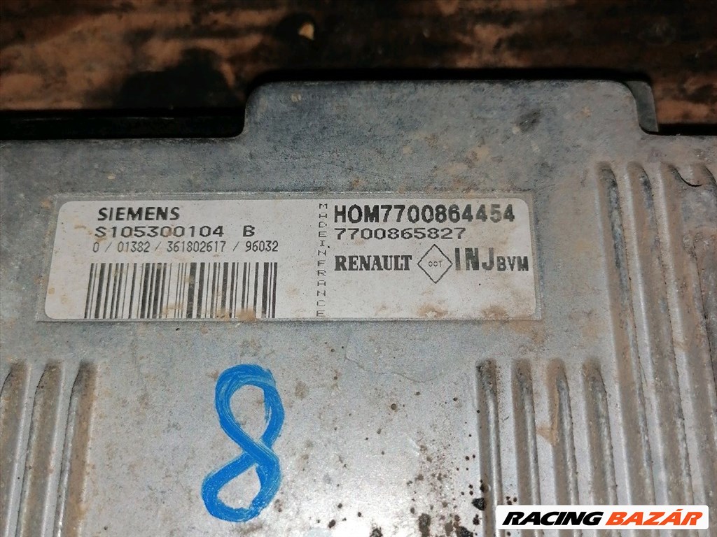 RENAULT MEGANE I Motorvezérlő 7700864454-s105300104 3. kép