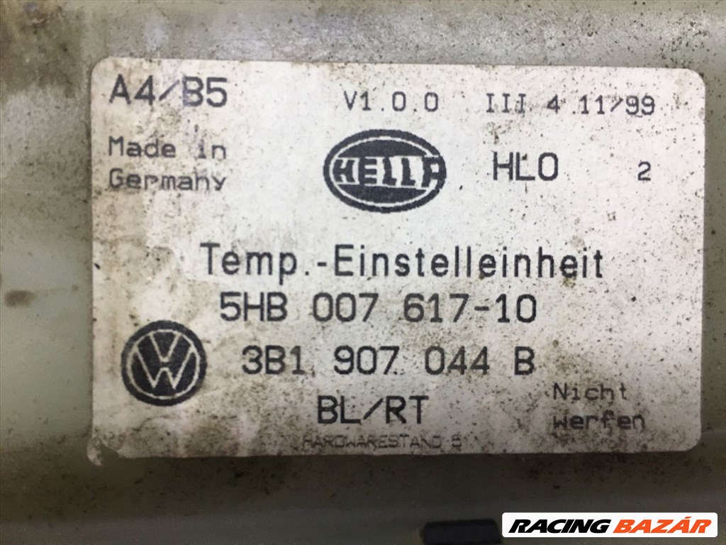 VW PASSAT B5 Fűtéskapcsoló (digit klímás) hella5hb00761710 3. kép