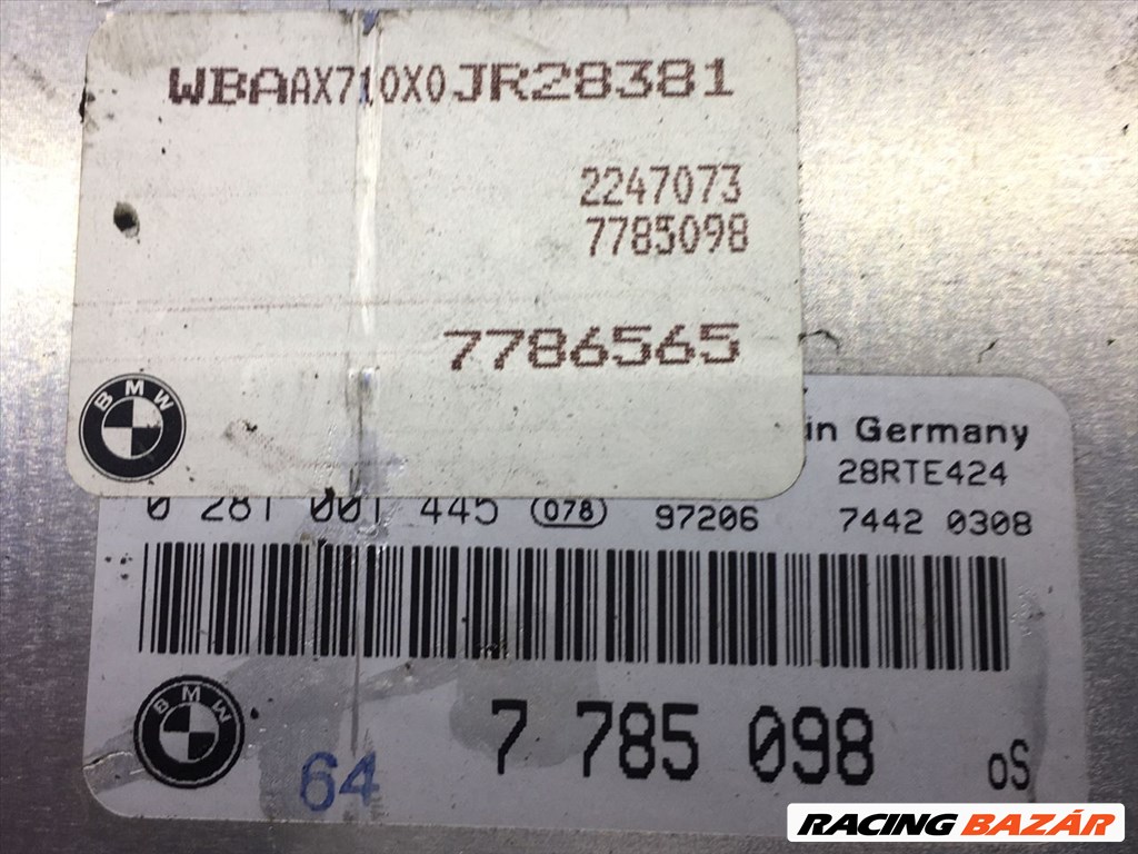 BMW 3 E46 Motorvezérlő bmw7785098 3. kép