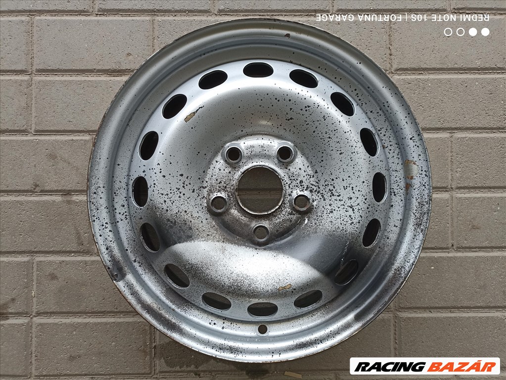 5x112 15" Volkswagen használt lemezfelni garnitúra (R145) 4. kép