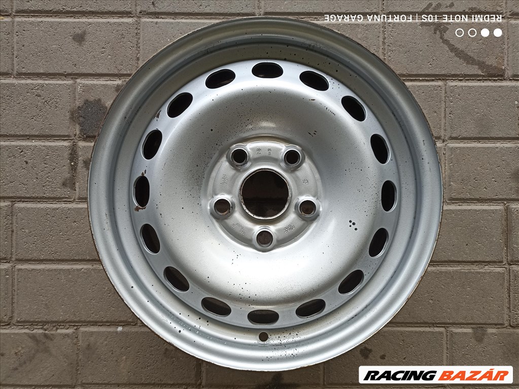 5x112 15" Volkswagen használt lemezfelni garnitúra (R145) 5. kép