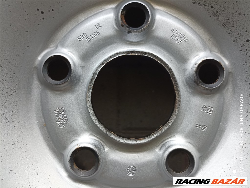 5x112 15" Volkswagen használt lemezfelni garnitúra (R145) 7. kép