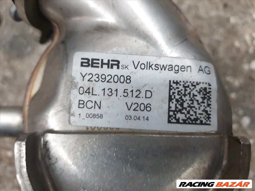 Volkswagen Golf VII 1.6 CR EGR hűtő 04L 131 512 D  5. kép