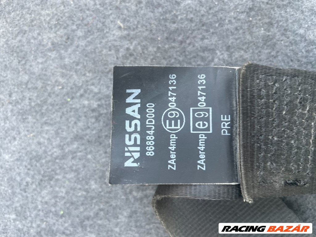 Nissan Qashqai (J10) NISSAN QASHQAI Jobb első Biztonsági Öv 86884jd000 7252292 4. kép